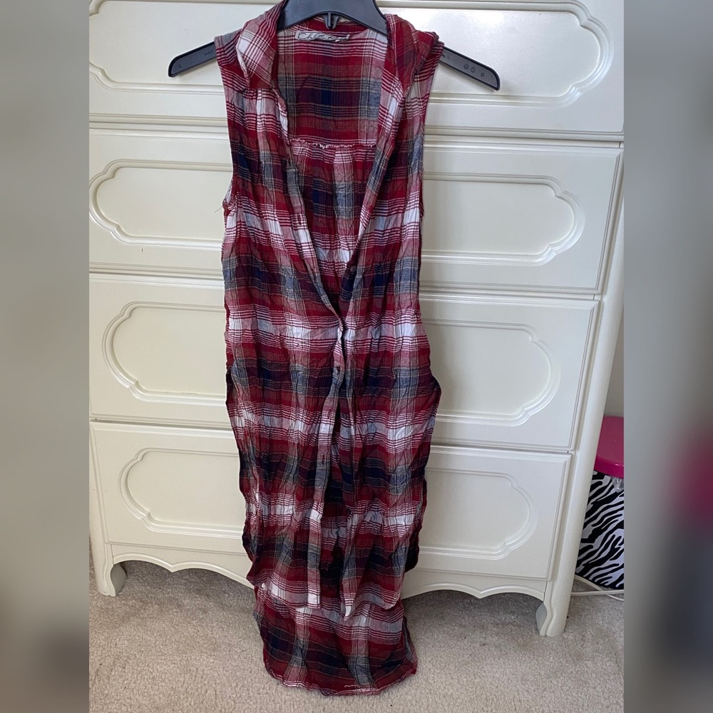 Plaid top